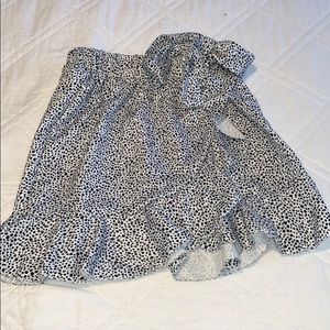 SHEIN NWOT Dalmatian Print Skirt